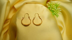 Golden Grace Hoop Earrings