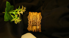 Royal Filigree Plated Bangle