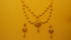 Double chain Necklace Set