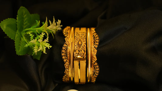 Royal Filigree Plated Bangle