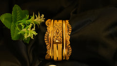 Royal Filigree Plated Bangle