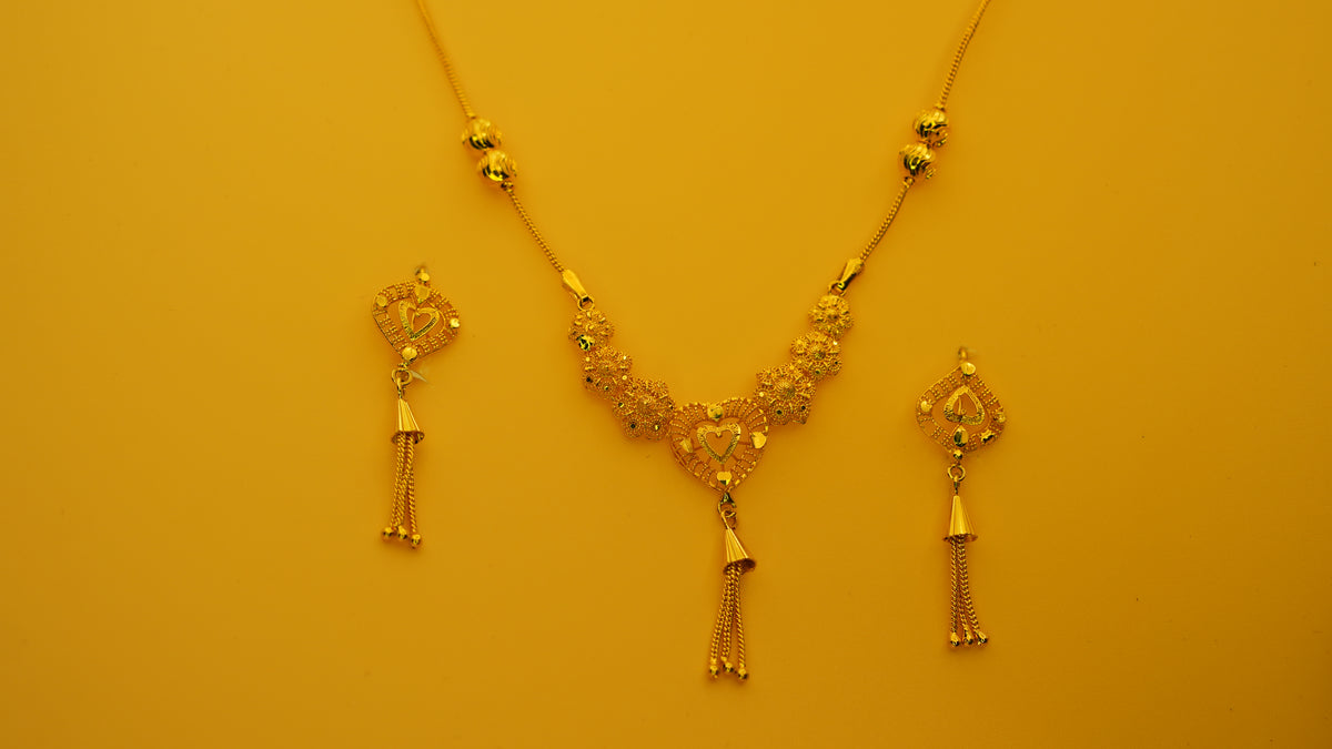 Floral Radiance Necklace Set