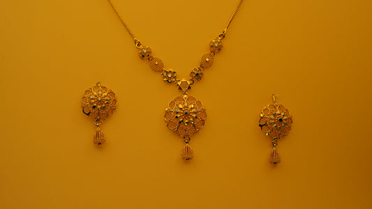 Mehar Royale Filigree Necklace Set