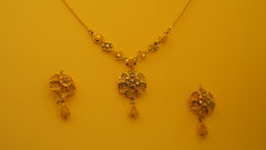 Zari Blossom 22K Necklace Set