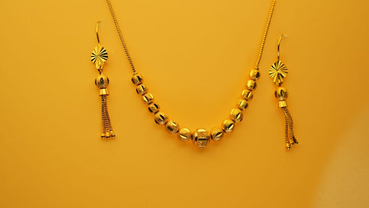 Golden beads Mala set